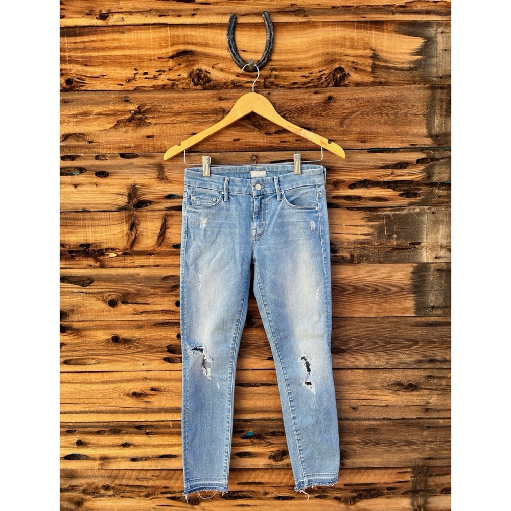 MOTHER | Undone Hem Looker Crop Jeans 25